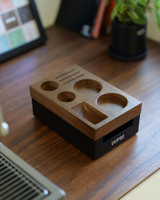 Compact Wooden Organiser w/ Knock Box